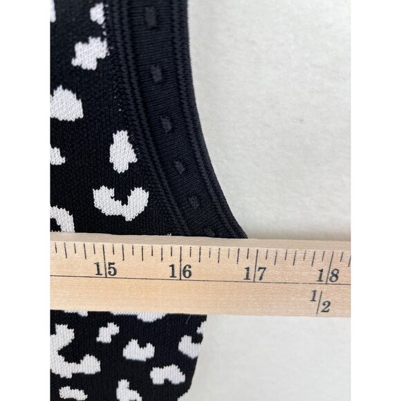 Rebecca Taylor Leopard print skater knit dress size L‎ - Picture 5 of 8